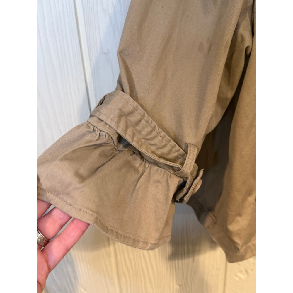 TLA Beige Double Breasted Cropped Jacket Women XL - Picture 2 of 6